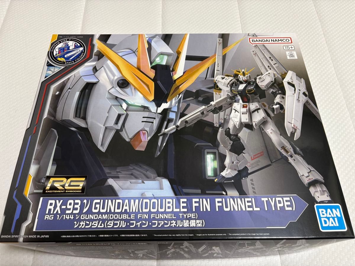 RG νガンダム (ダブルフィンファンネル装備型) GUNDAM SIDE-F RG νガンダム (ダブルフィンファンネル装備型) GUNDAM SIDE-F
