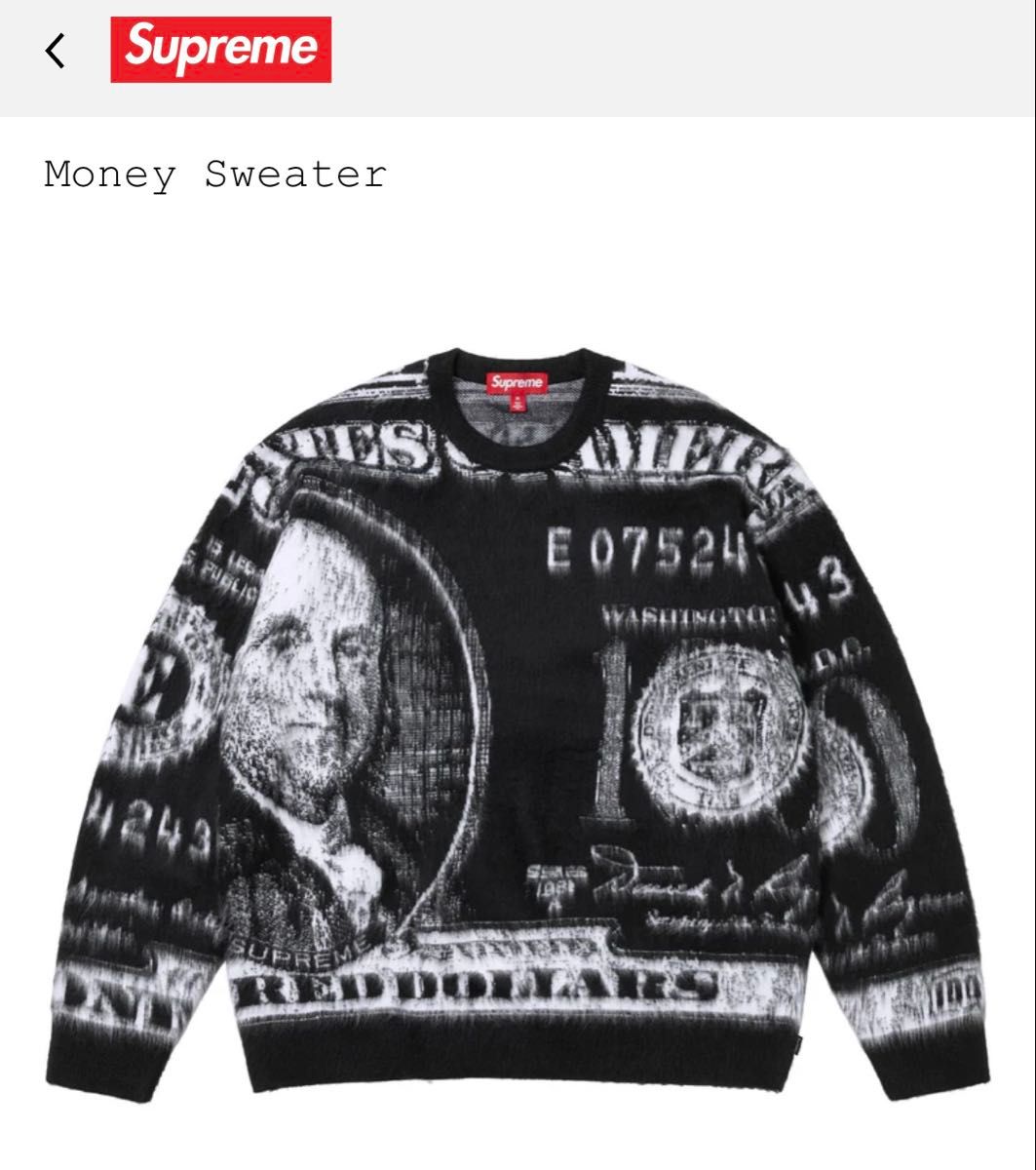新品・未使用】Supreme シュプリーム Money Sweater / L|Yahoo 新品・未使用】Supreme シュプリーム Money Sweater / L|Yahoo