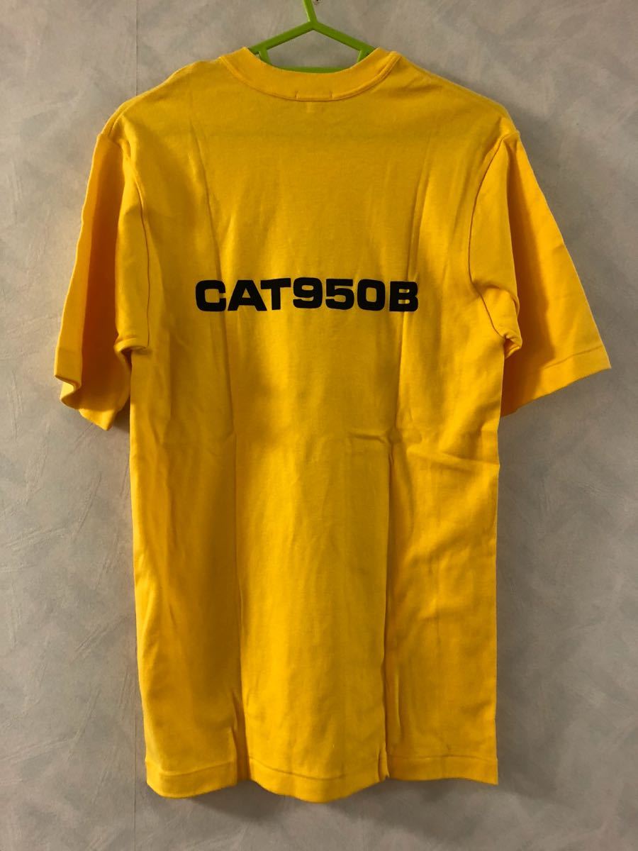 新品 Caterpillar CAT950B ホイールローダー Tシャツ サイズL 油圧ショベル キャタピラー_画像2