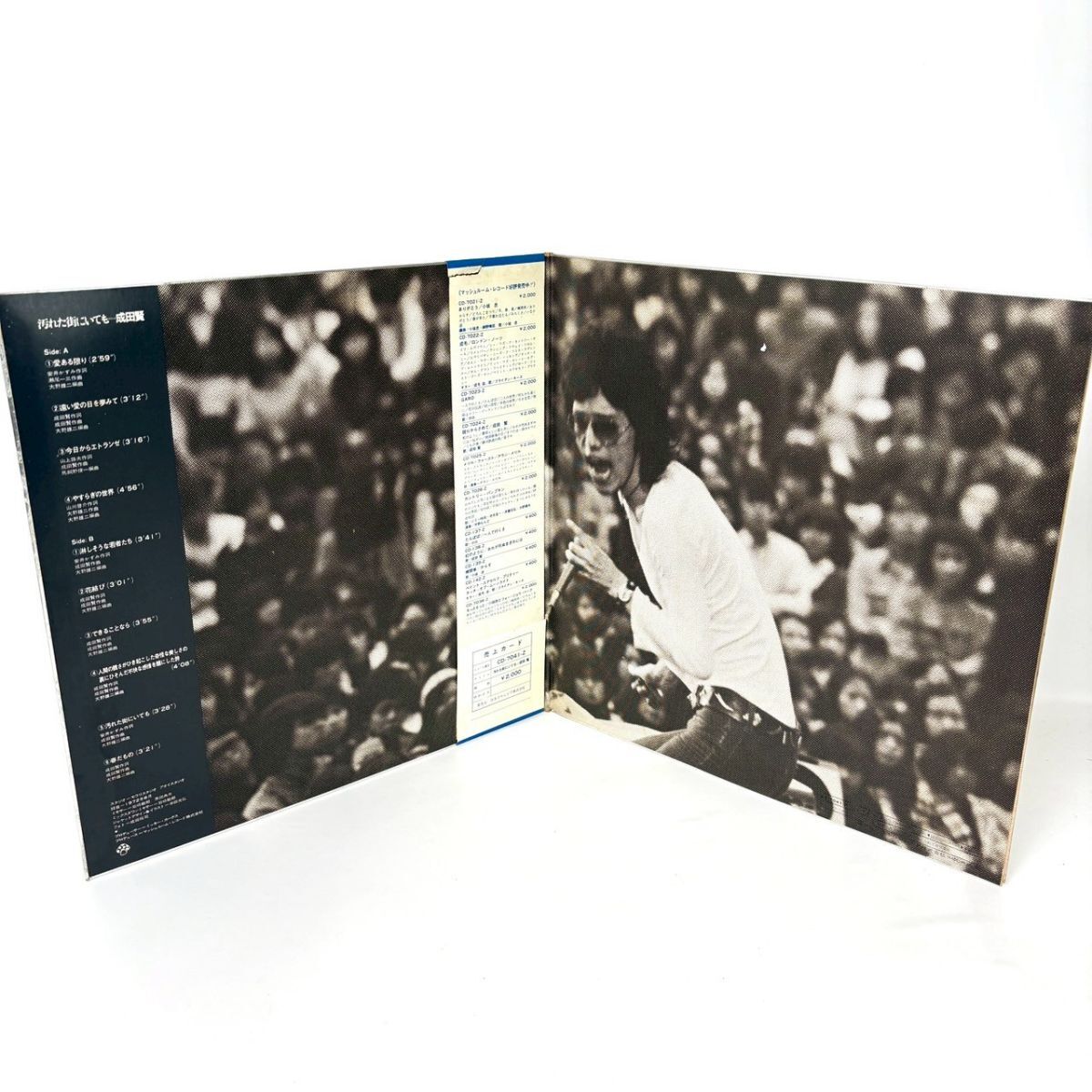 R408-4【国内盤 帯付き LP】成田賢 汚れた街にいても CD-7041-Z R408-4【国内盤 帯付き LP】成田賢 汚れた街にいても CD-7041-Z