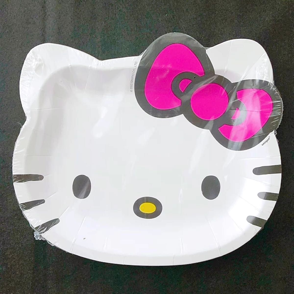 日本未発売 海外 サンリオ ペーパープレート ハローキティ キティちゃん パーティー デコレーション アメリカ 輸入 ハワイ