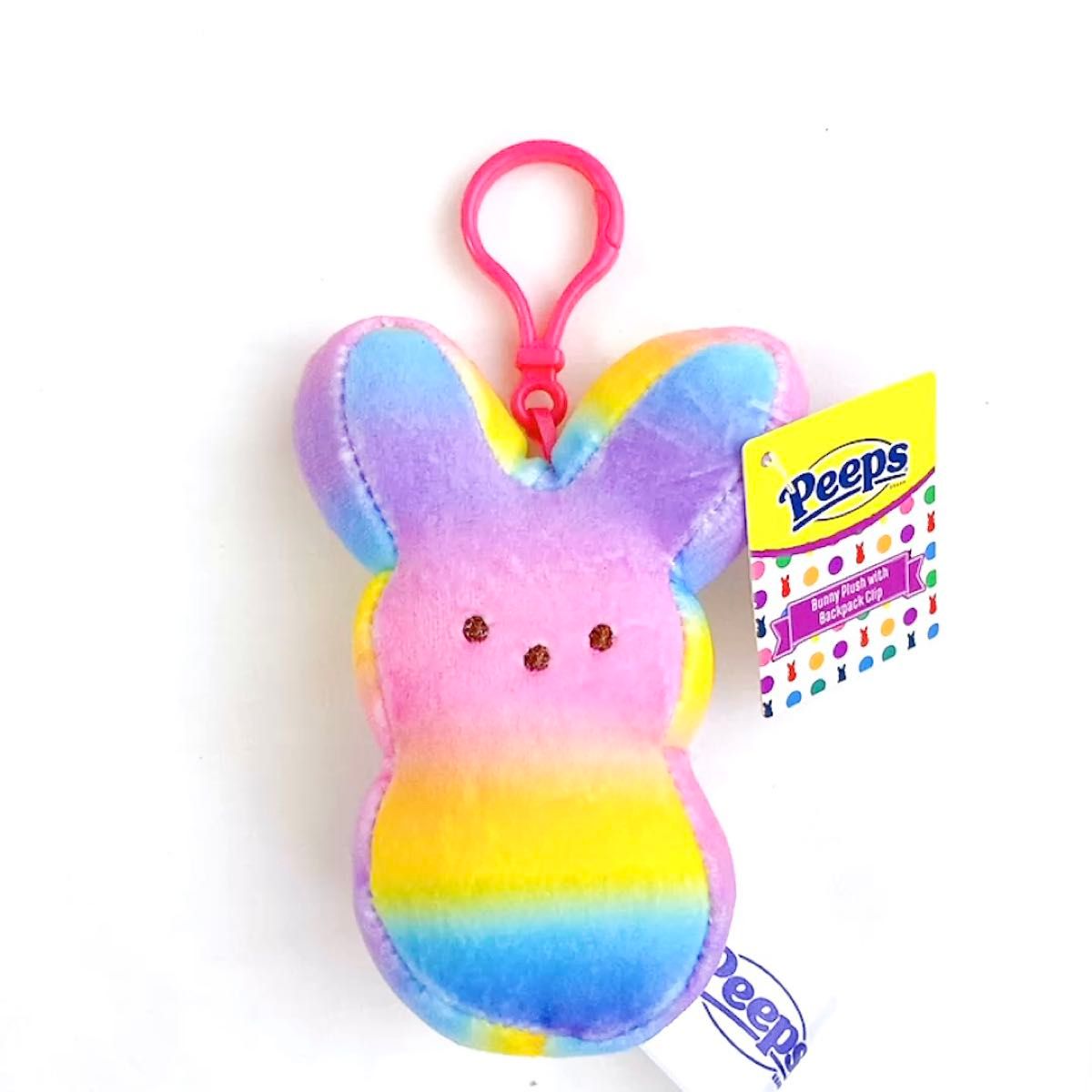 新品 PEEPS アメリカ ピープス バニー うさぎ ぬいぐるみ キーホルダー 雑貨 アメトイ 海外 おもちゃ