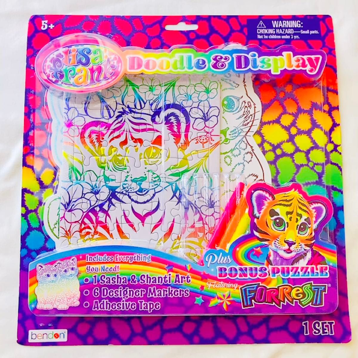 日本未発売 アメリカ 輸入 リサフランク Lisa Frank ジャンボ ドローイングセット 海外 雑貨 アメトイ ファンシー