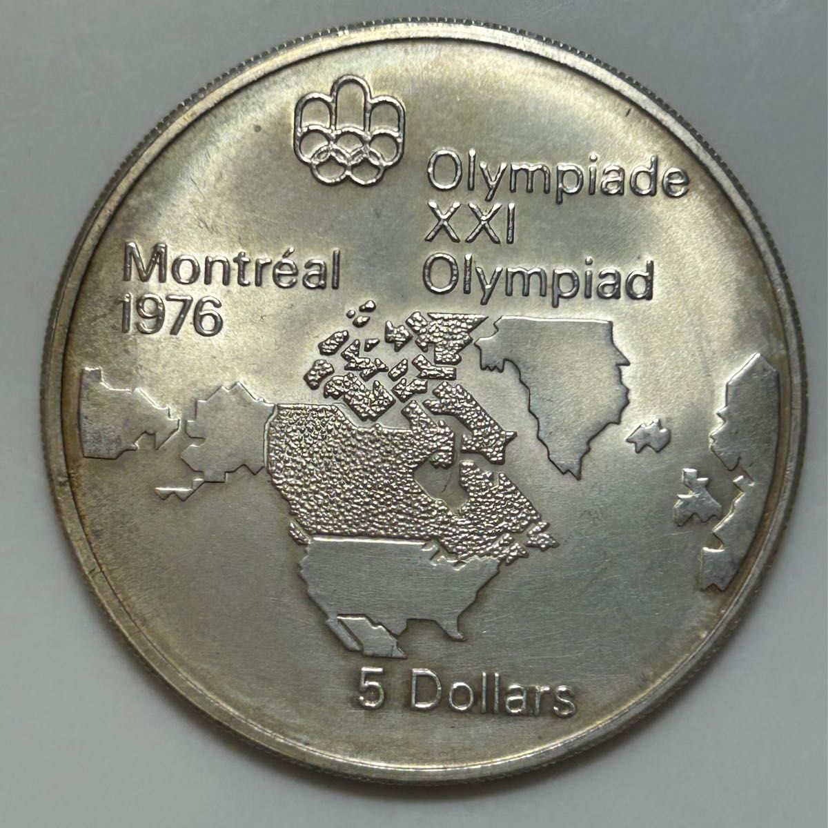カナダ 「モントリオールオリンピック記念」 5ドル銀貨 古銭 カナダ 「モントリオールオリンピック記念」 5ドル銀貨 古銭
