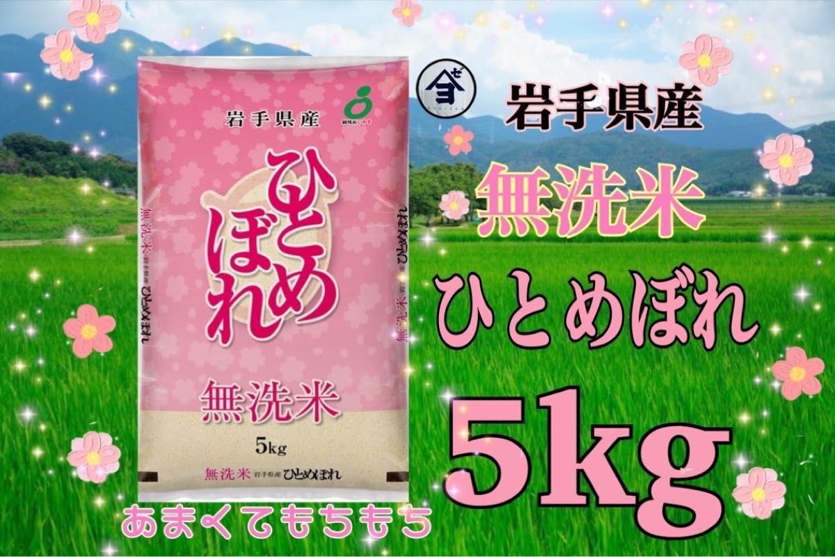 お米 精米【令和6年産岩手県産無洗米ひとめぼれ5kg】 もちもち お米 精米【令和6年産岩手県産無洗米ひとめぼれ5kg】 もちもち