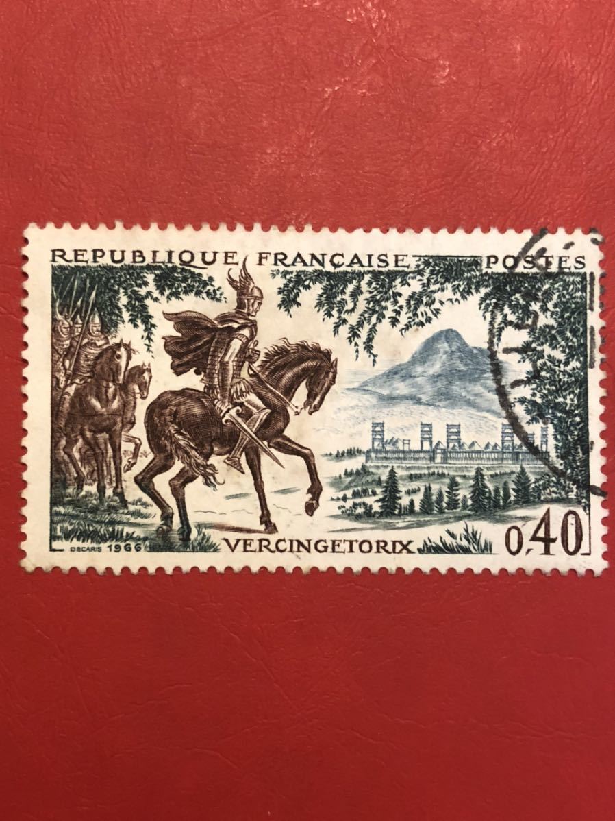 ヤフオク フランス切手 フランス最初の英雄ウェルキン