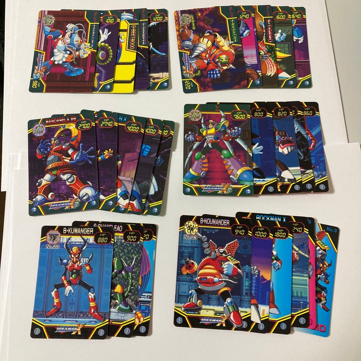 ロックマン X カードダス 第一弾〜三弾のセット|Yahoo!フリマ ロックマン X カードダス 第一弾〜三弾のセット|Yahoo!フリマ