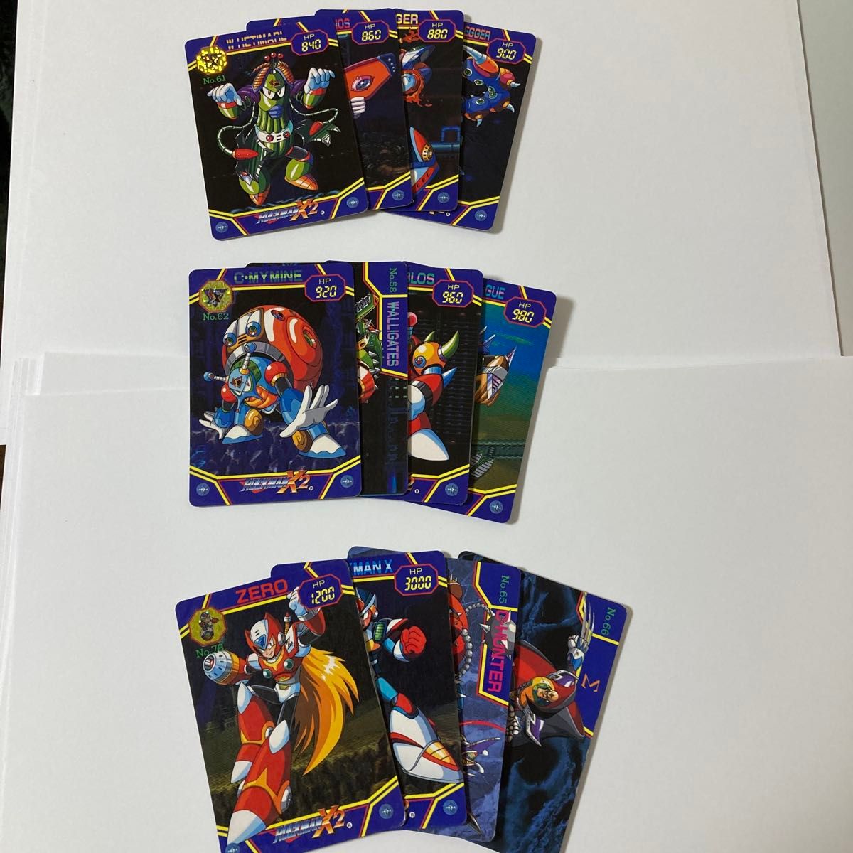 ロックマン X カードダス 第一弾〜三弾のセット|Yahoo!フリマ ロックマン X カードダス 第一弾〜三弾のセット|Yahoo!フリマ