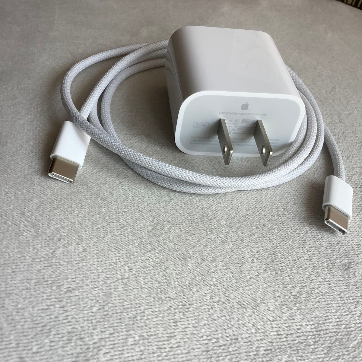 Apple iPhone充電器 純正 20W USB-C電源アダプタ&USB-C充電 Apple iPhone充電器 純正 20W USB-C電源アダプタ&USB-C充電