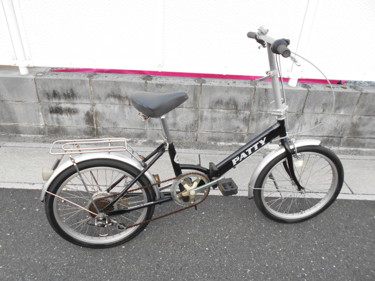 岐阜中古自転車20折り畳み6段ＰＡＴＴＹ♪本巣市北方岐阜市瑞穂市大垣高富★手渡し限定★株式会社ギフトップトレ－ディング_画像1