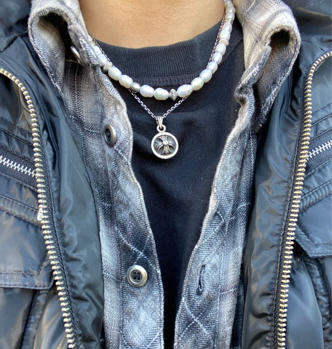 シルバー925 クロス ペンダントネックレス 刻印あり 十字架 シルバー925 クロス ペンダントネックレス 刻印あり 十字架