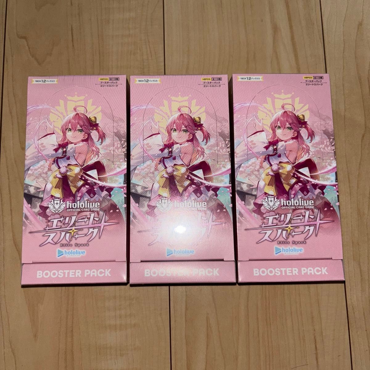 ホロライブ エリートスパーク 3box シュリンク付き 新品未開封未 ホロライブ エリートスパーク 3box シュリンク付き 新品未開封未