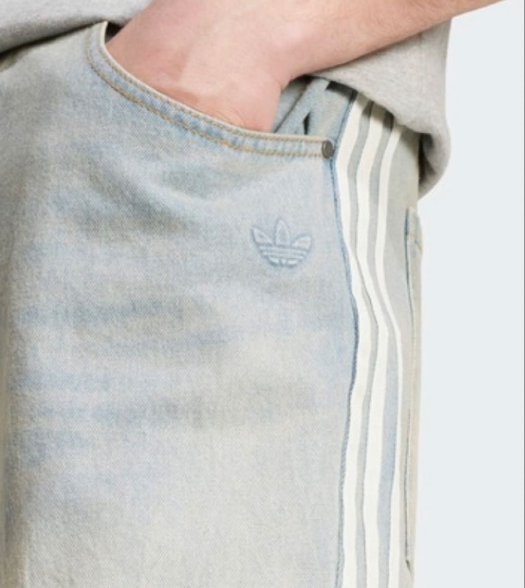 新品 adidas Adilenium シーズン3 ルーズフィット デニム パンツ 新品 adidas Adilenium シーズン3 ルーズフィット デニム パンツ