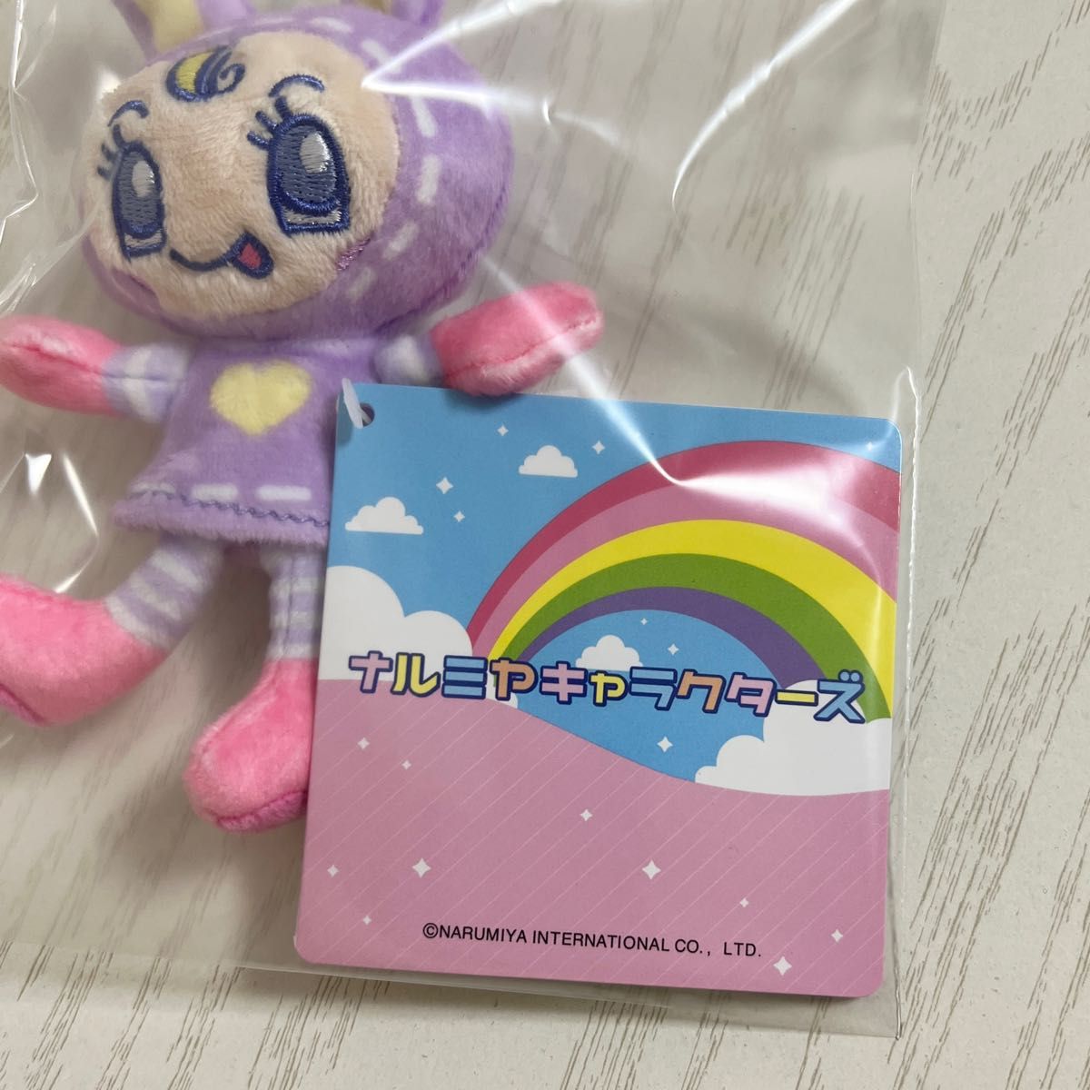 ナルミヤキャラクターズ マスコット ベリエちゃん メゾピアノ 紫 ナルミヤキャラクターズ マスコット ベリエちゃん メゾピアノ 紫