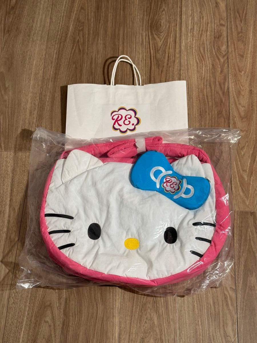 HELLO KITTY お顔BIGバッグ/RE /仲里依紗/アールイードット HELLO KITTY お顔BIGバッグ/RE /仲里依紗/アールイードット