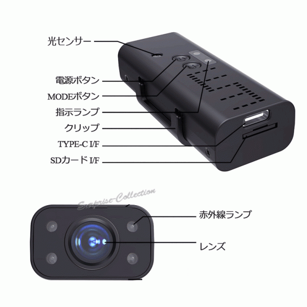 防犯カメラ ワイヤレス WiFi 常時(shí)録畫 SDカード録畫 ネットワークカメラ 動體検知 不可視赤外線 見守り リモート監(jiān)視 WK13◆