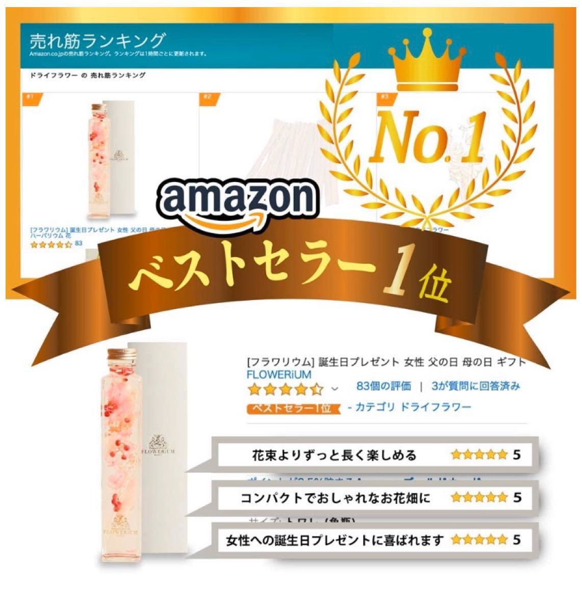 Paypayフリマ 誕生日プレゼント 女性 父の日 母の日 ギフト ハーバリウム 花 ピンク Paypayフリマ 誕生日プレゼント 女性 父の日 母の日 ギフト ハーバリウム 花 ピンク