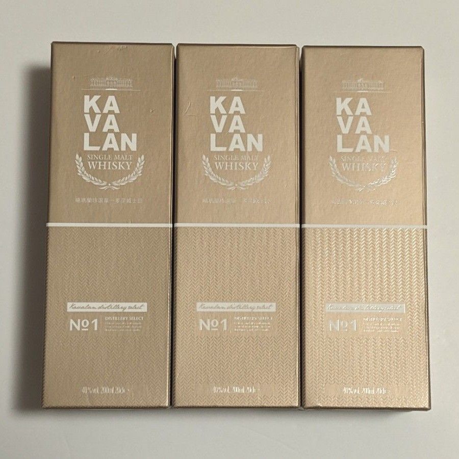 KAVALAN NO 1 シングルモルトウイスキー 3本セット 200ml|Yahoo KAVALAN NO 1 シングルモルトウイスキー 3本セット 200ml|Yahoo