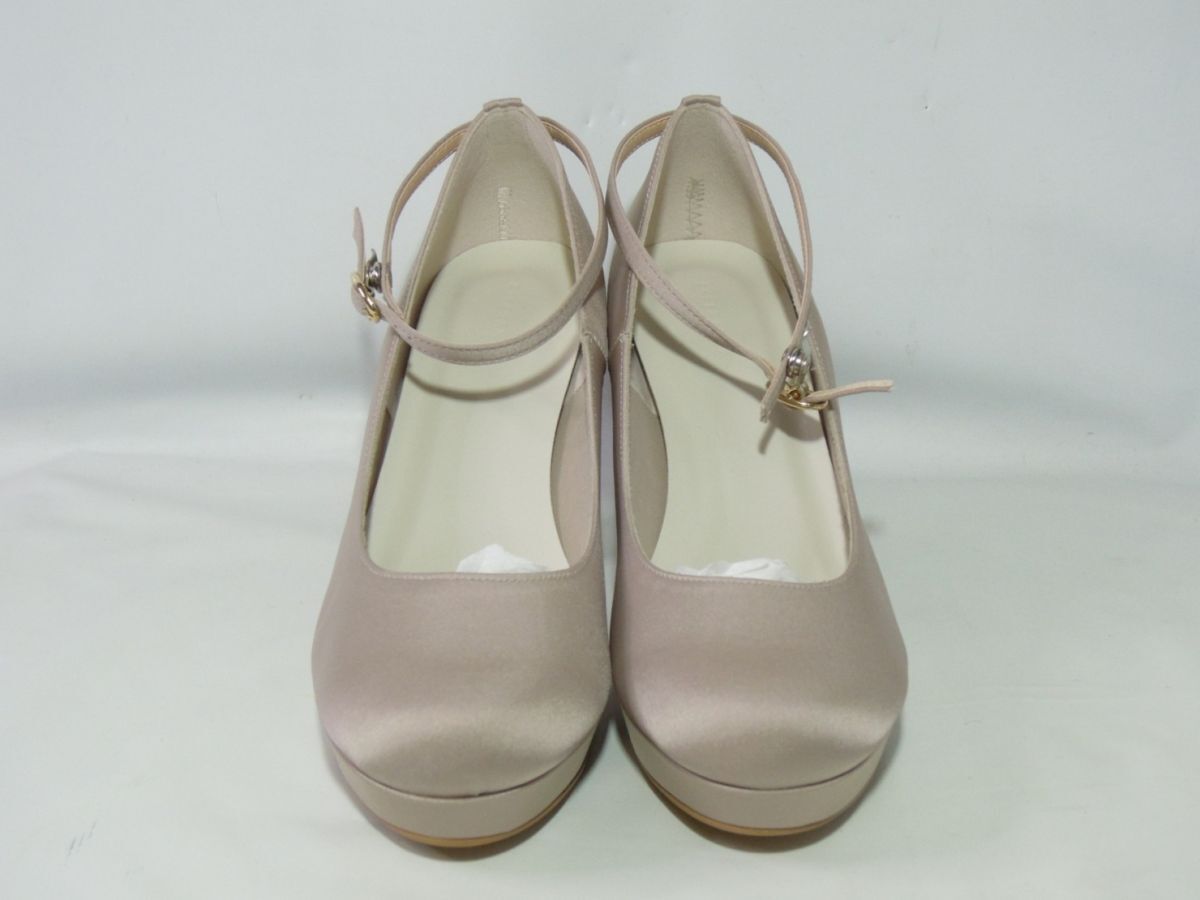 未使用 ESPERANZA エスペランザ パンプス ベージュ 9cmヒール サイズ22.5cm