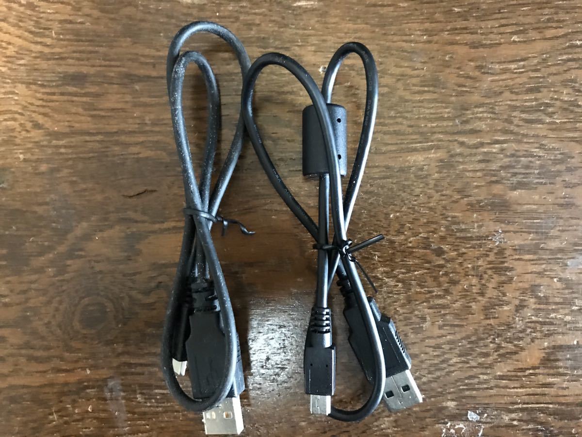 USBケーブル 2.0 Type-A・Micro-B 50cm 黒２本バラ売り可