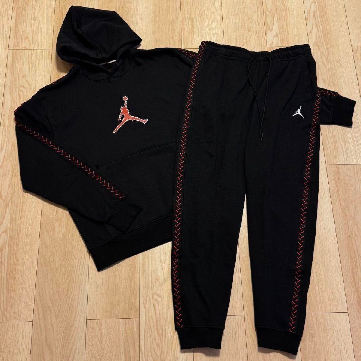 新品 NIKE ナイキ エアジョーダン セットアップ 上下 パーカー 新品 NIKE ナイキ エアジョーダン セットアップ 上下 パーカー