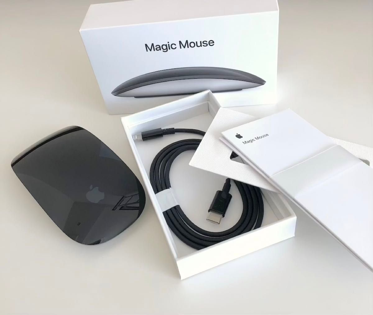 新品にちかい/超美品】Apple Magic Mouse 3 BLACK ブラック 新品にちかい/超美品】Apple Magic Mouse 3 BLACK ブラック