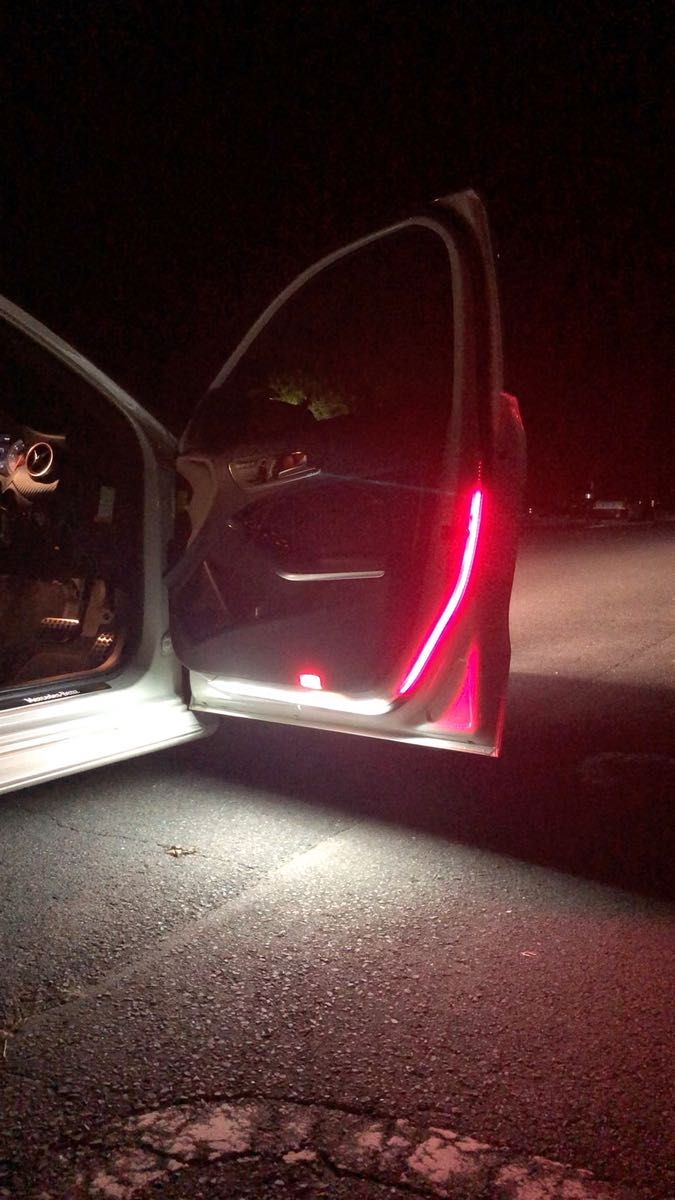 ドアライト フットランプ LEDシーケンシャル 事故防止 左右2本セット