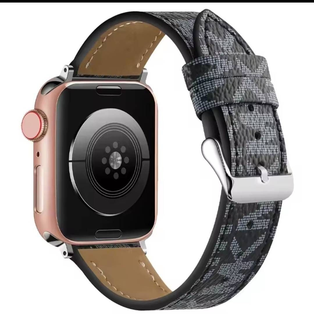 【30％OFF】 Apple Watch アップルウォッチ用レザーベルト（グレー）｜Yahoo 女性用
