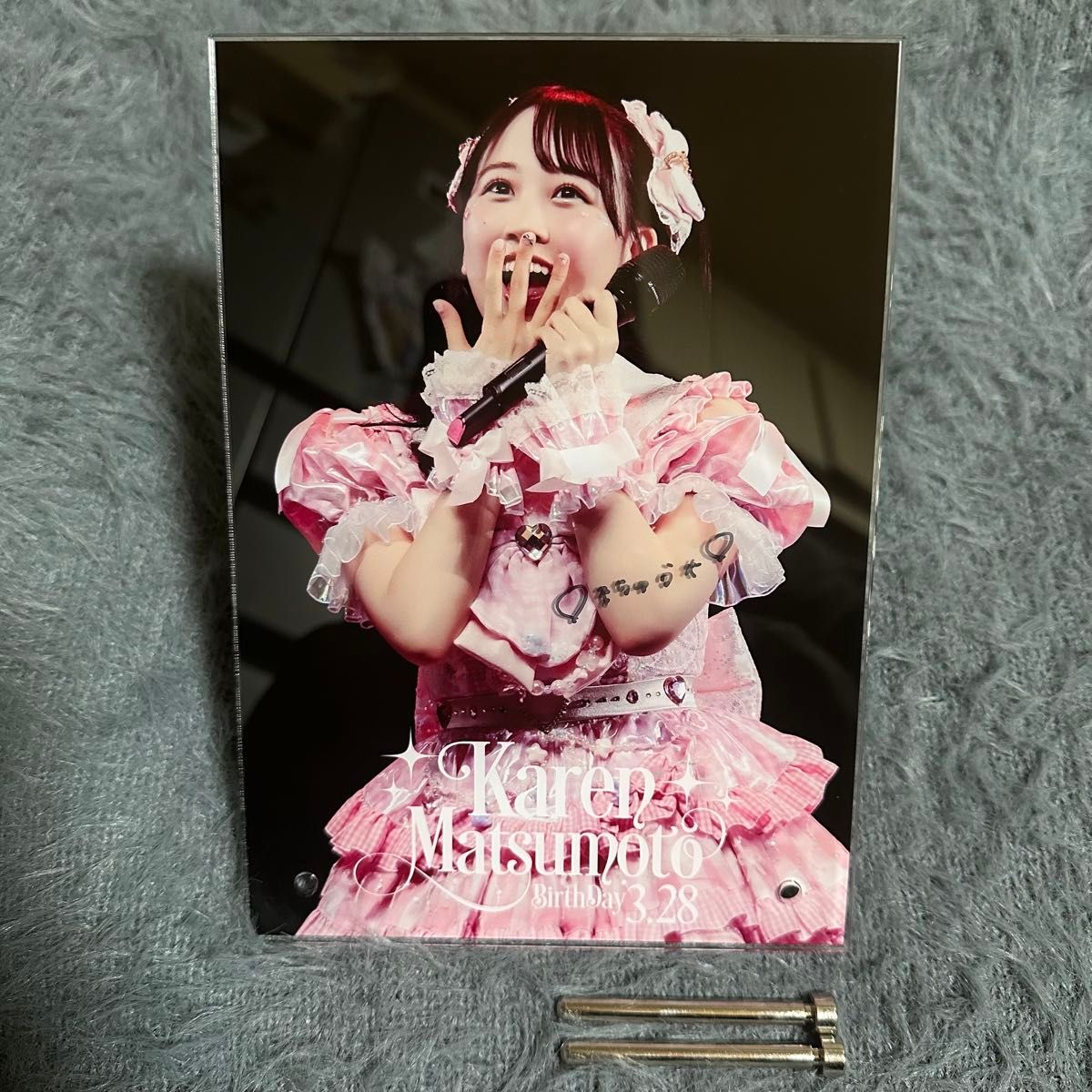 FRUITS ZIPPER 松本かれん 生誕記念2024 ラッフルくじ A賞 直筆 FRUITS ZIPPER 松本かれん 生誕記念2024 ラッフルくじ A賞 直筆