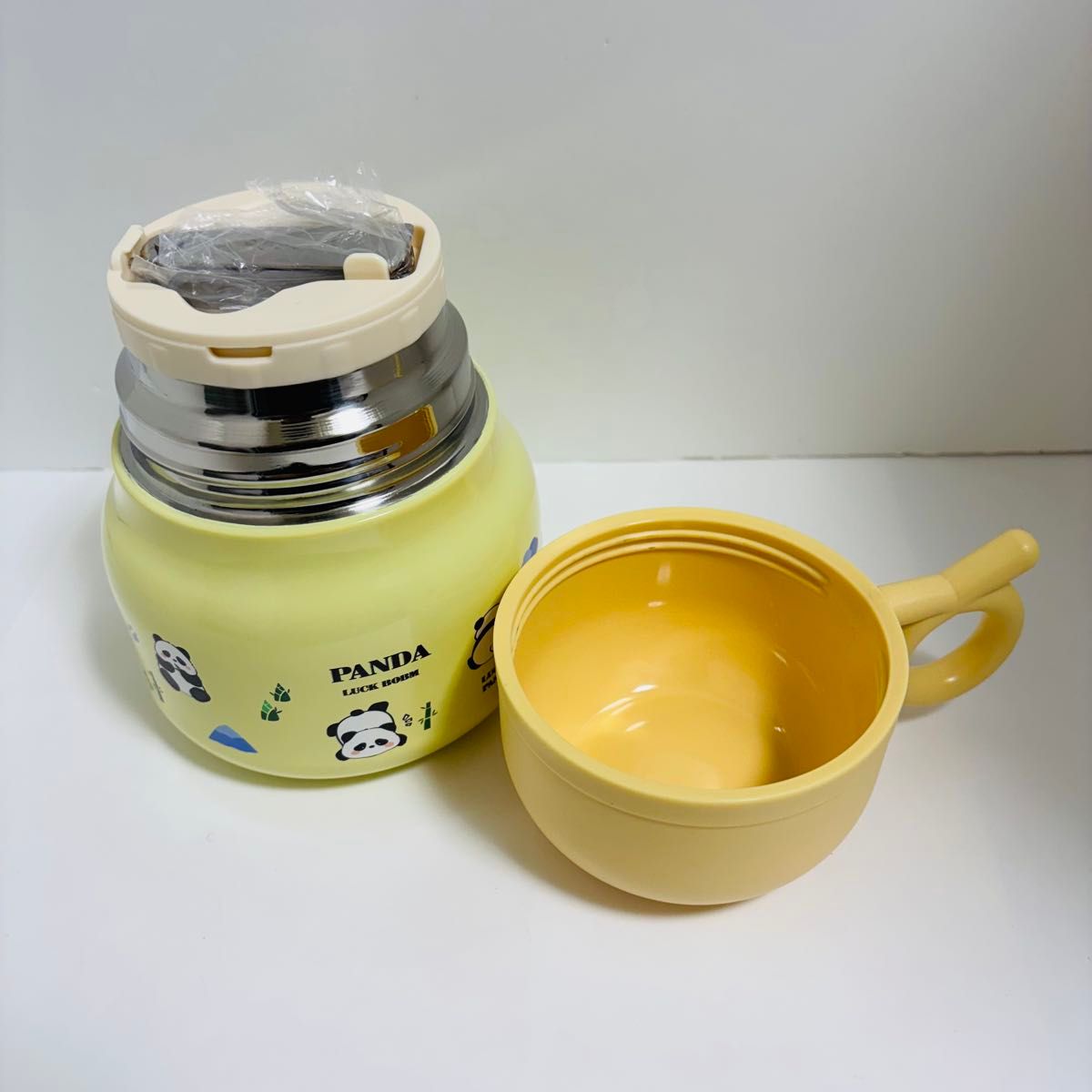 スープジャー 500ml ステレンス316 真空断熱 ランチジャー 広口 保温保冷 密閉お弁当箱 朝食カップ キッチン 男女兼用