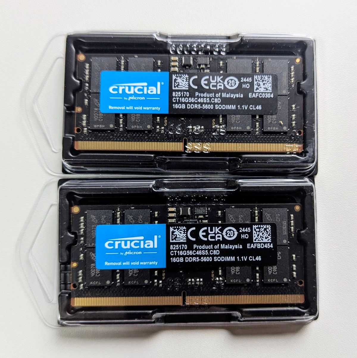 新品】Crucial SODIMM DDR5-5600 32GB (16GBx2)|Yahoo!フリマ 新品】Crucial SODIMM DDR5-5600 32GB (16GBx2)|Yahoo!フリマ