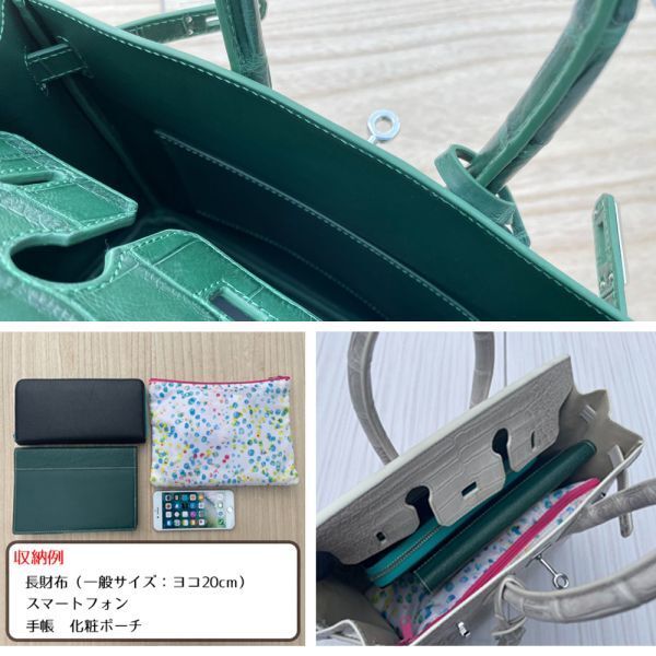 新品 本物 クロコダイル トート バッグ センター取り 一枚革 新品 本物 クロコダイル トート バッグ センター取り 一枚革