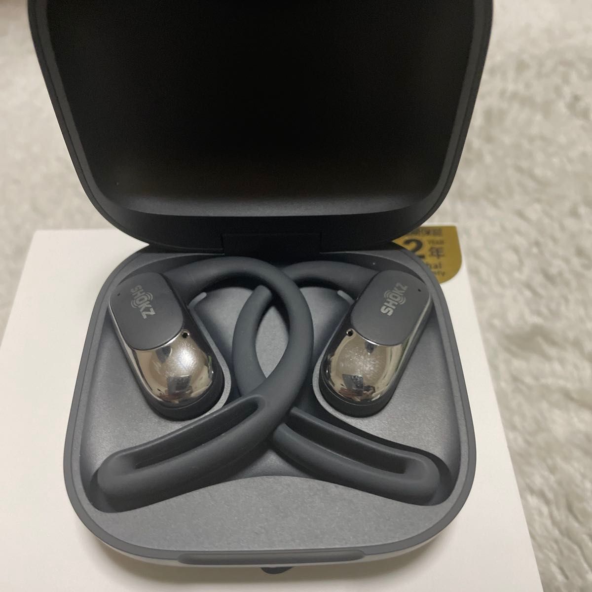 Shokz OpenFit Air 骨伝導イヤホン ブラック|Yahoo!フリマ(旧 Shokz OpenFit Air 骨伝導イヤホン ブラック|Yahoo!フリマ(旧