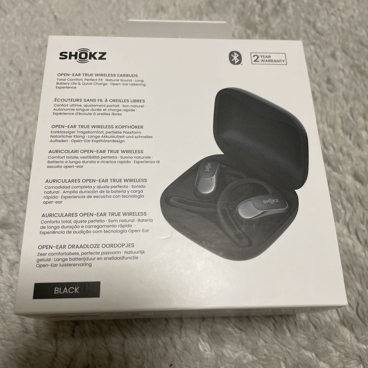 Shokz OpenFit Air 骨伝導イヤホン ブラック|Yahoo!フリマ(旧 Shokz OpenFit Air 骨伝導イヤホン ブラック|Yahoo!フリマ(旧