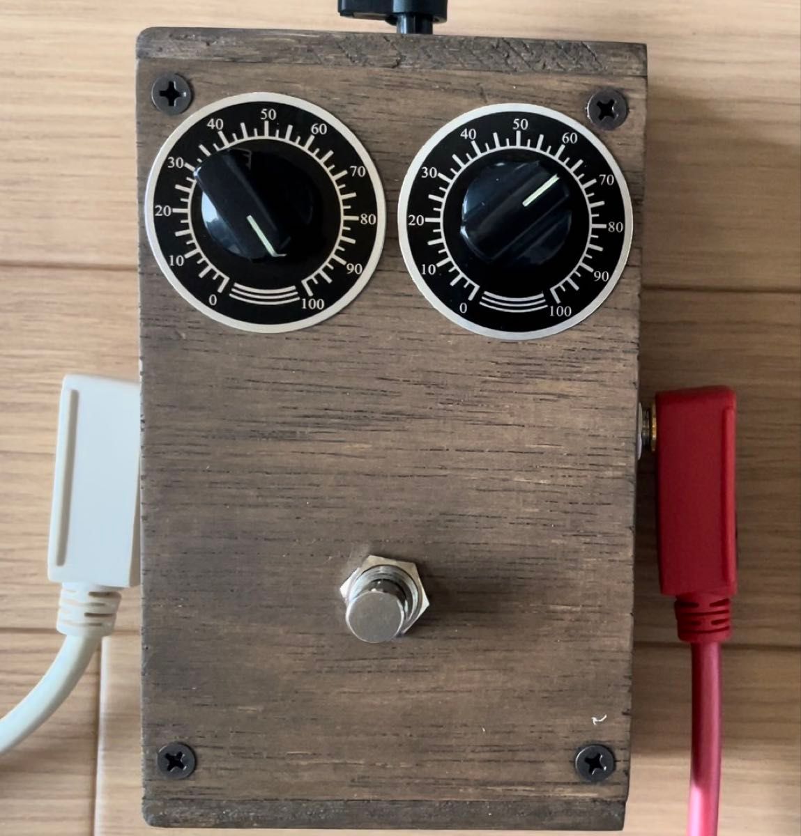 ビンテージ風PNP ゲルマニウムファズ houten vorm