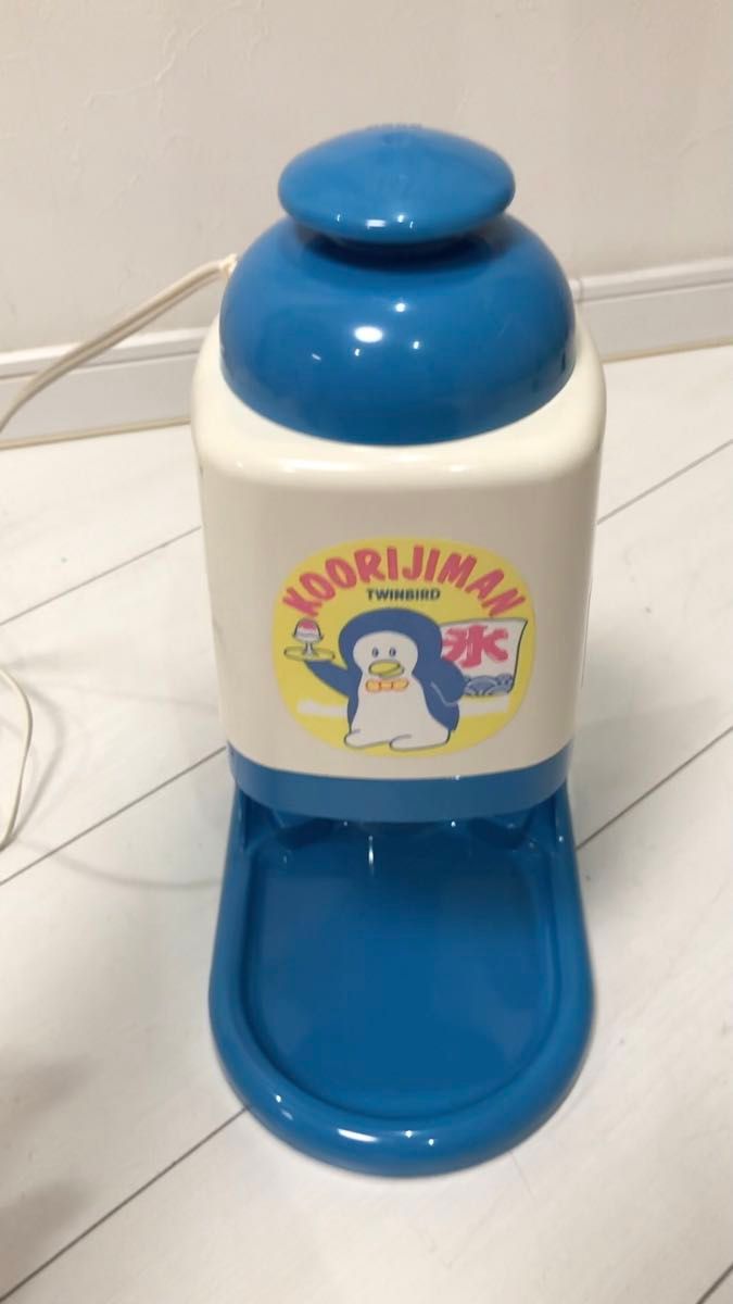 TWINBIRD 氷削機 こおりじまん ブルー系