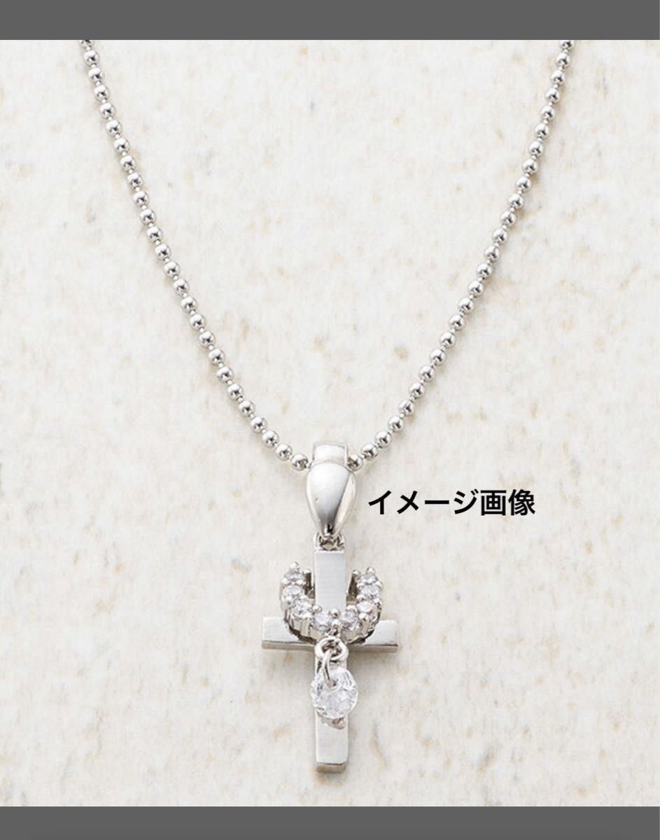 クロスネックレス クロスキュービックペンダント ラインストーン クロスネックレス クロスキュービックペンダント ラインストーン