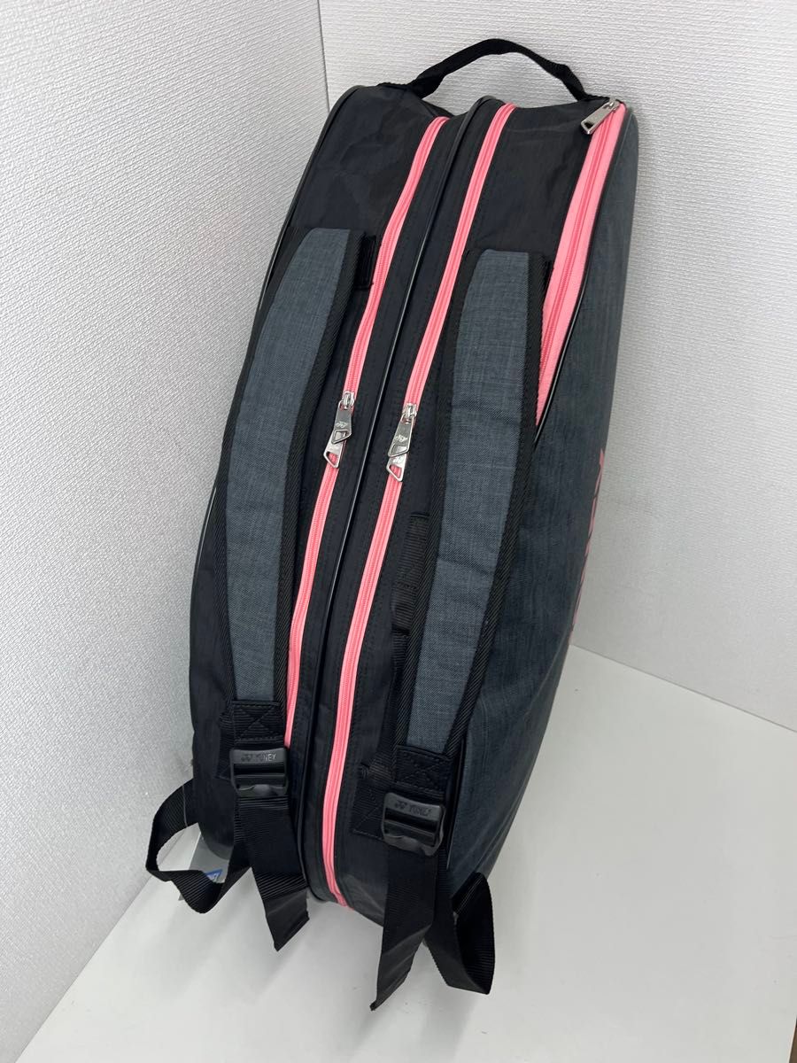 YONEX ラケットバッグ BAG2132R 黒/ライトピンク 新品 未使用 未使用 ヨネックス YONEX テニス ラケットケース ラケットバッグ