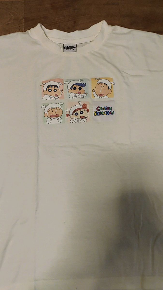 クレヨンしんちゃん Tシャツ CRAYON SHINCHAN ホワイト系 半袖
