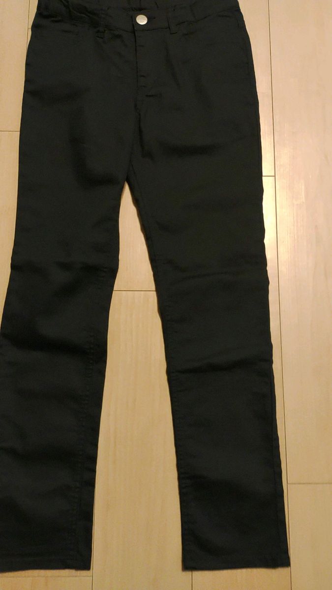 レピピアルマリオ 黒パンツ 長ズボン ストレッチパンツ スリムパンツ