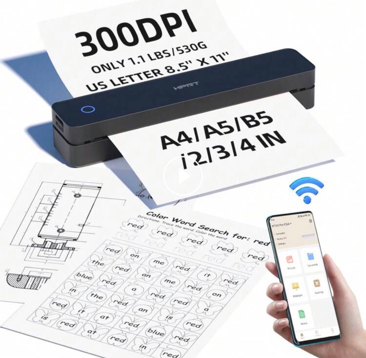 新品未開封 HPRT MT610 Pro ポータブル プリンター ワイヤレス 新品未開封 HPRT MT610 Pro ポータブル プリンター ワイヤレス