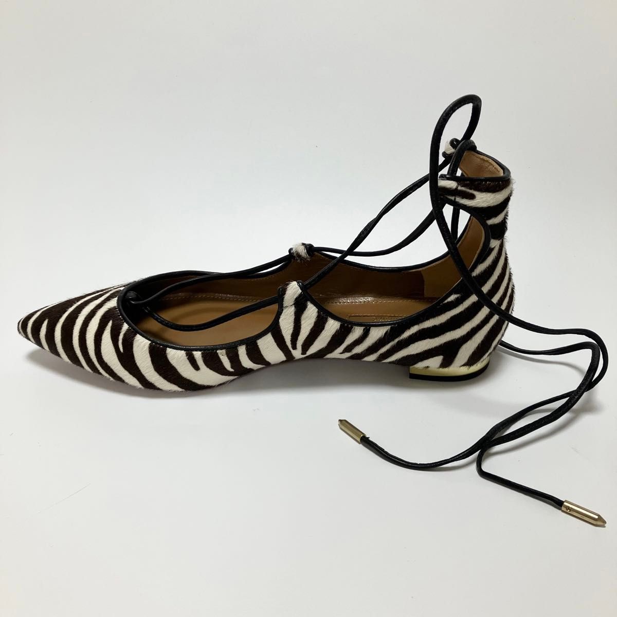 Y940 未使用 定価10万 アクアズーラ AQUAZZURA レースアップ Y940 未使用 定価10万 アクアズーラ AQUAZZURA レースアップ