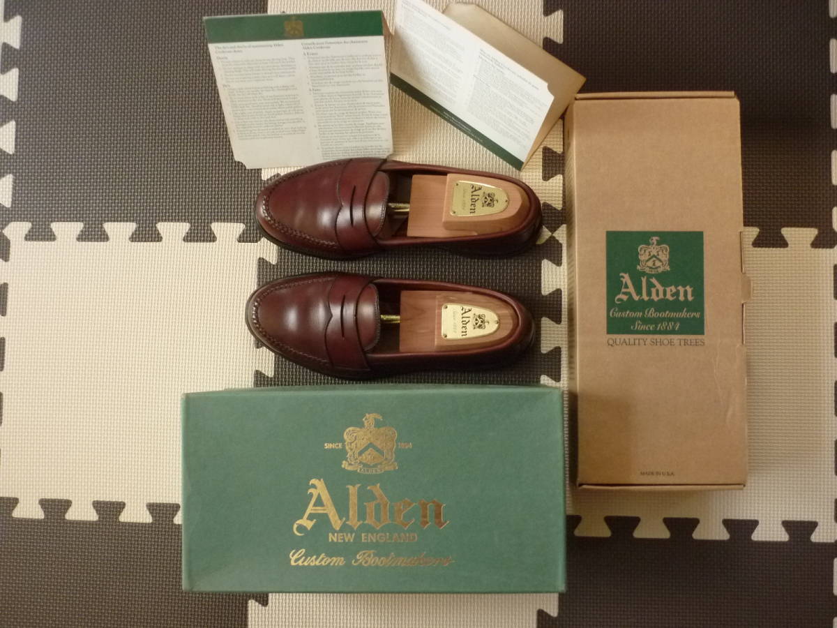 ALDEN BEAMS オールデン ビームス別注品 6626 サイズ 7B/D　新品、純正品シューキーパー付き_画像1