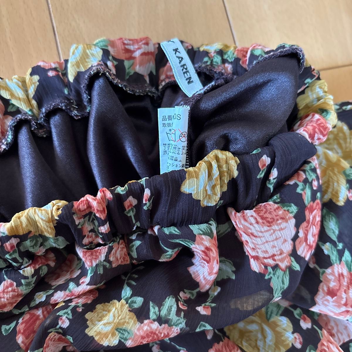 平成ギャル フリル セットアップ L 花柄 キャミ ショーパン 森 平成ギャル フリル セットアップ L 花柄 キャミ ショーパン 森
