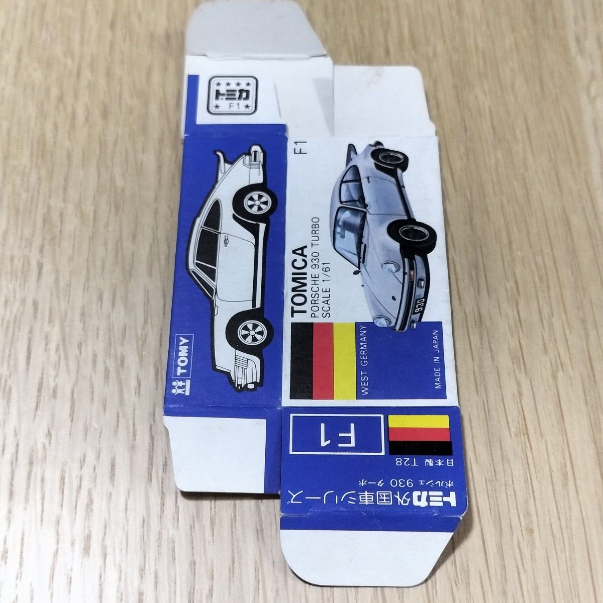 トミカ 青箱 F1 ポルシェ 930 ターボ【箱のみ 空箱】 当時物 トミカ 青箱 F1 ポルシェ 930 ターボ【箱のみ 空箱】 当時物