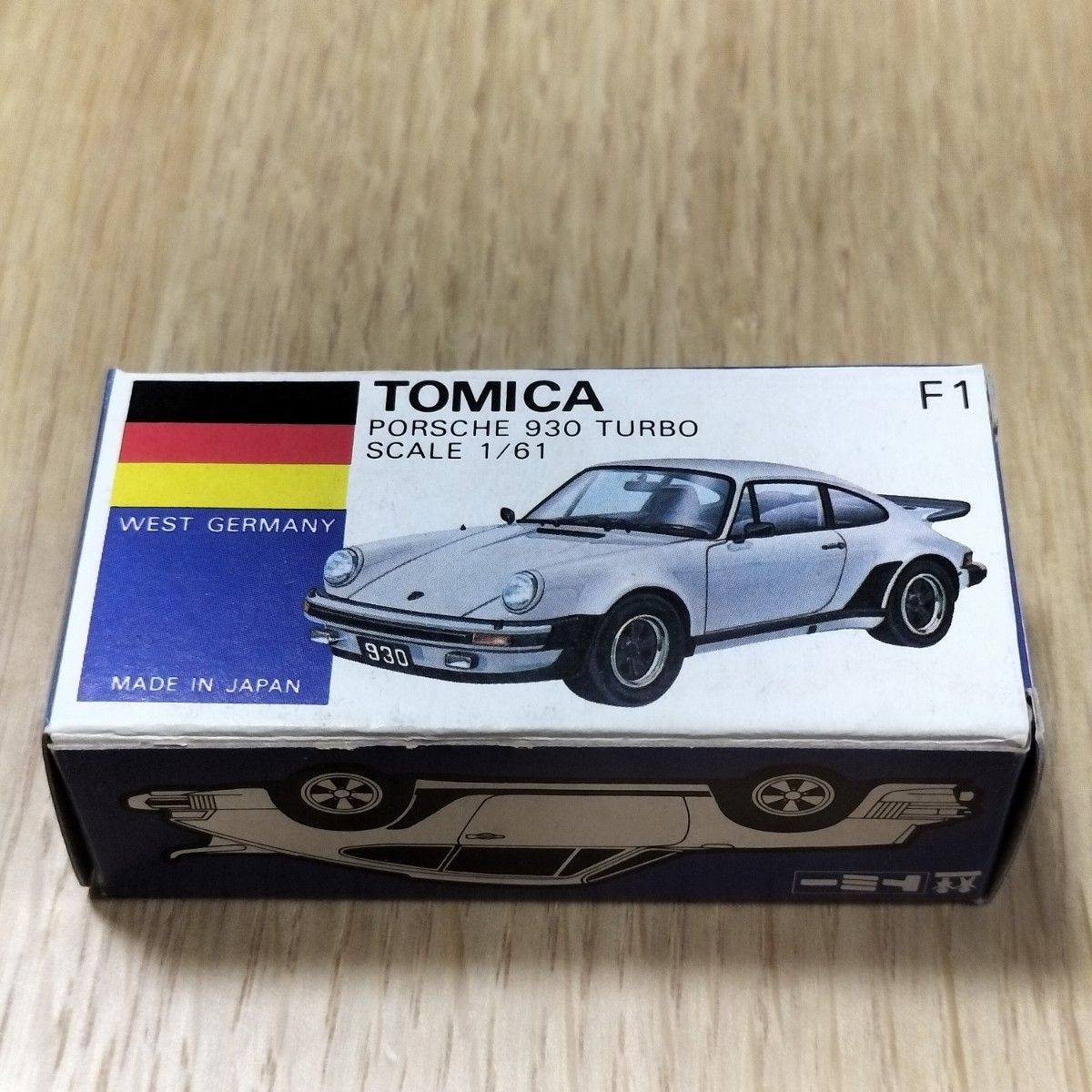 トミカ 青箱 F1 ポルシェ 930 ターボ【箱のみ 空箱】 当時物 トミカ 青箱 F1 ポルシェ 930 ターボ【箱のみ 空箱】 当時物
