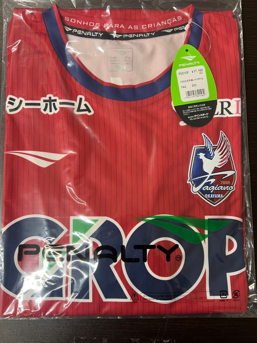 ファジアーノ岡山 2025年 2XOサイズ ユニフォーム|Yahoo!フリマ ファジアーノ岡山 2025年 2XOサイズ ユニフォーム|Yahoo!フリマ