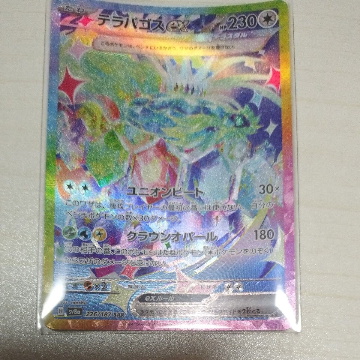 テラパゴスex ポケモンカードゲーム SAR ポケカ|Yahoo!フリマ テラパゴスex ポケモンカードゲーム SAR ポケカ|Yahoo!フリマ