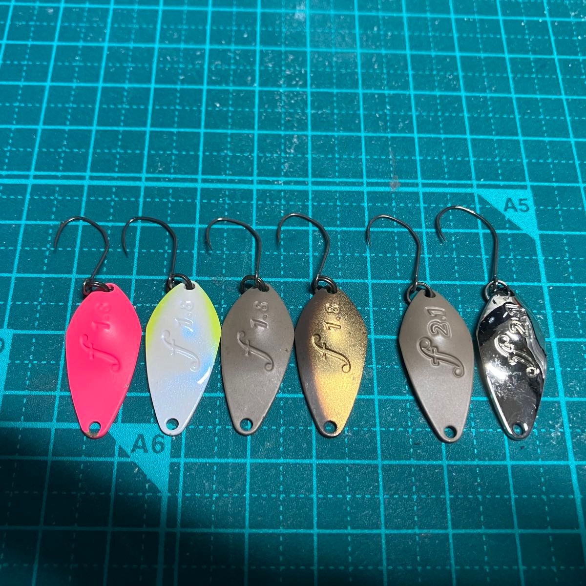 ベルベットアーツ フォルテ 1 8g 2 1g 6枚セット トラウト ベルベットアーツ フォルテ 1 8g 2 1g 6枚セット トラウト