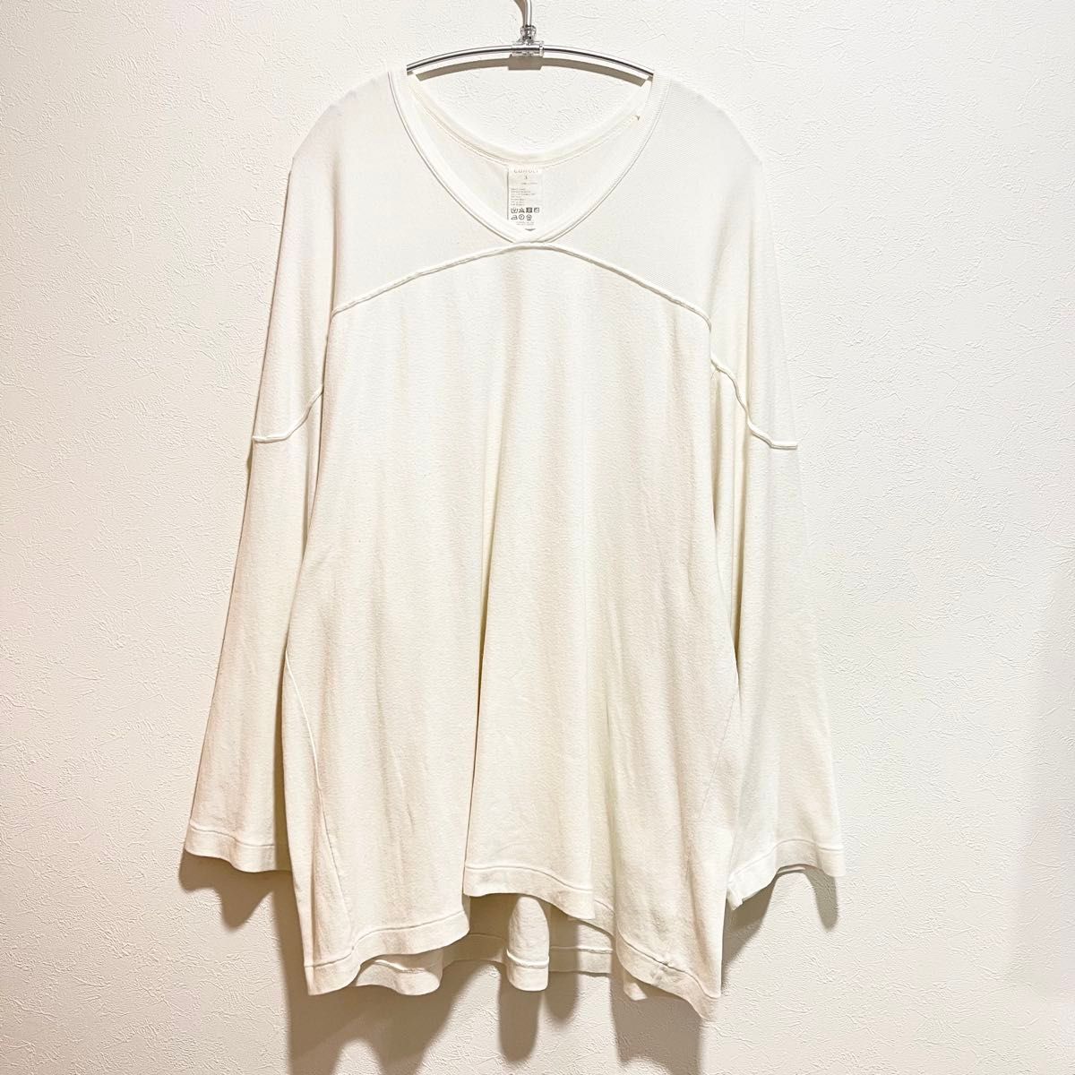 COMOLI コモリ オーバー コットンフライス ホッケーシャツ size3 COMOLI コモリ オーバー コットンフライス ホッケーシャツ size3